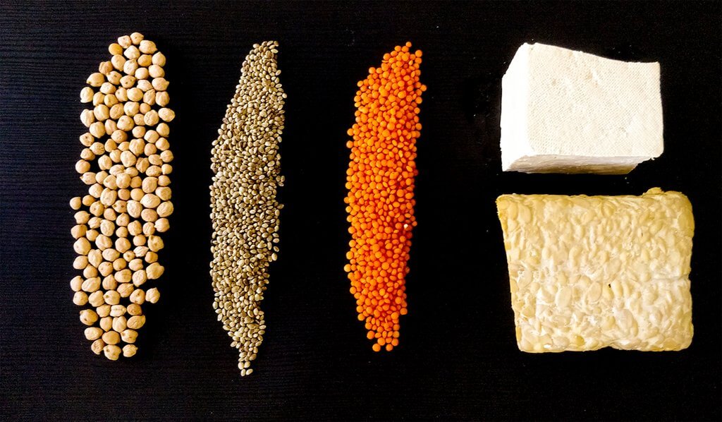 Las proteínas en la alimentación vegetariana y vegana